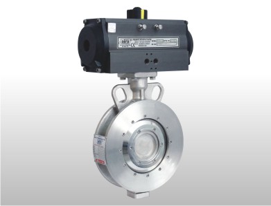 double flanged butterfly valve, Double Eccentric Butterfly Valve